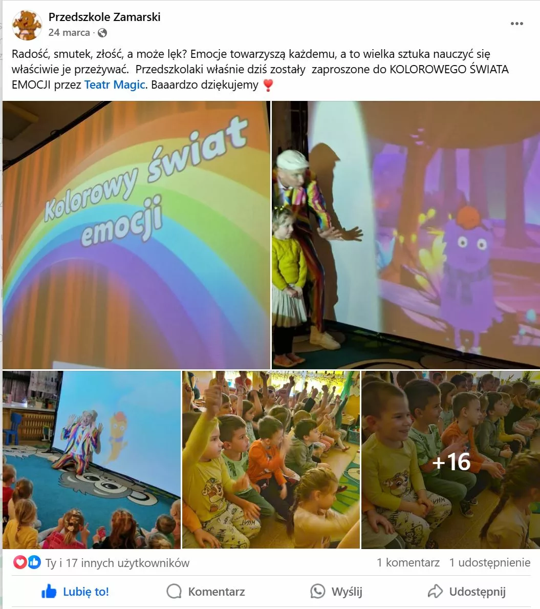 Kolorowy swiat emocji - opinia