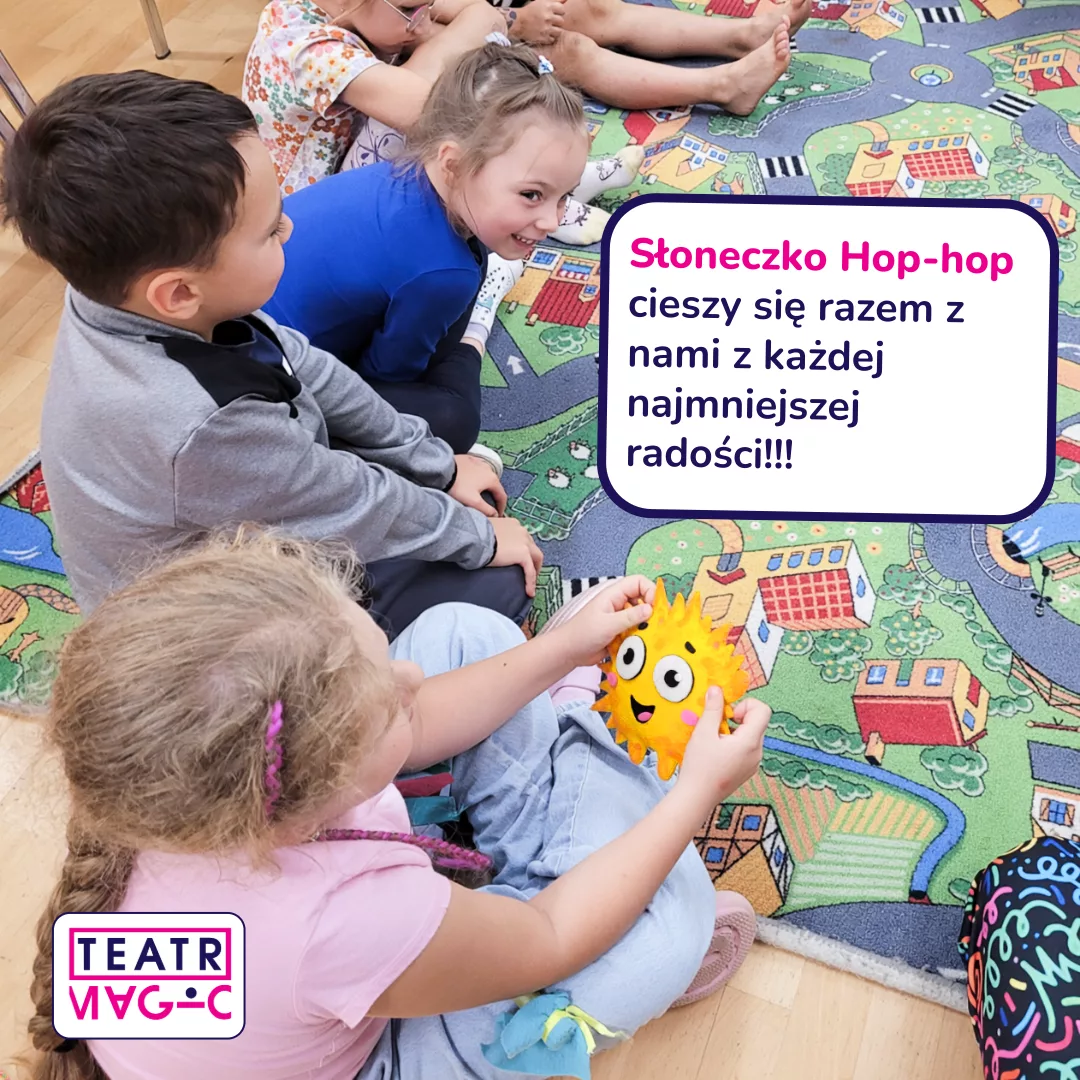 Słoneczko Hop-hop — stworek radości z bliska