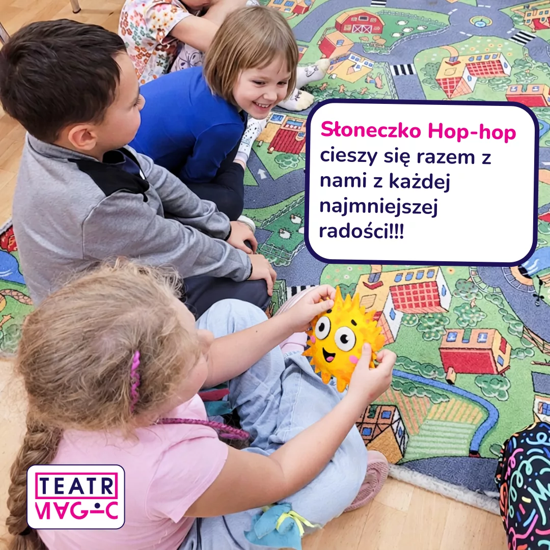 Słoneczko Hop-hop — Emocjo-Stworek radości z bliska